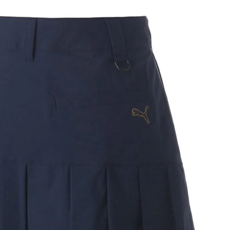 PUMA Woven Pleated Skirt (Navy Blazer) - Image 4