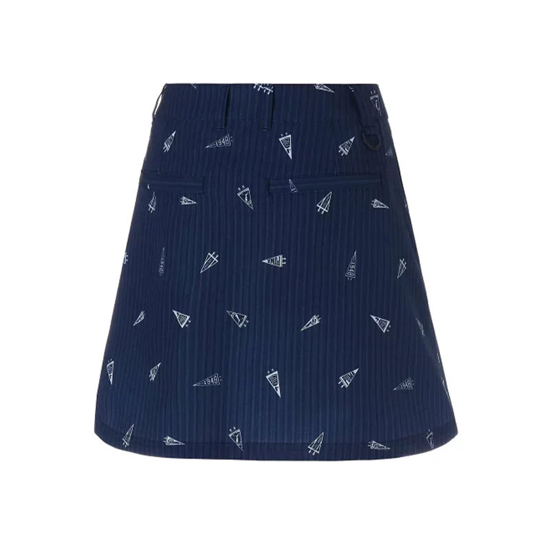 PUMA Flag Printed Seersucker Skirt (Navy Blazer) - Image 2