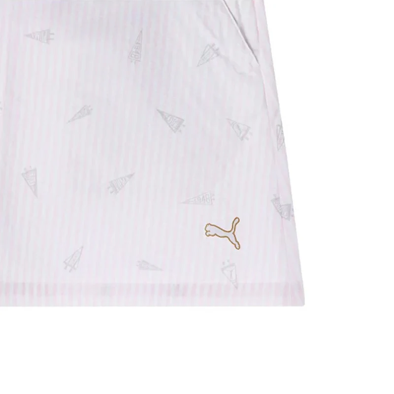 PUMA Flag Printed Seersucker Skirt (Pearl Pink) - Image 4