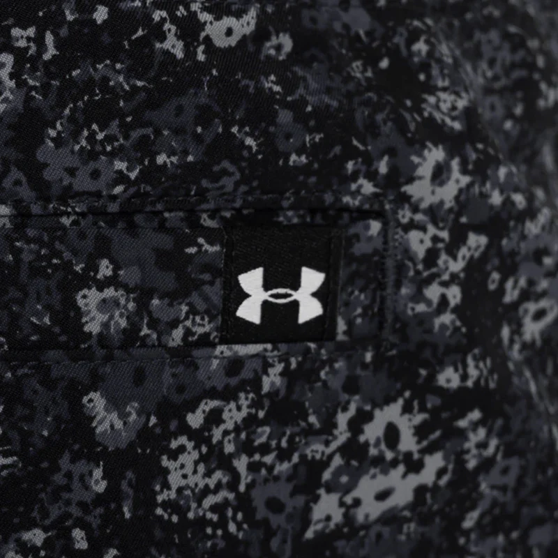 UNDER ARMOUR Drive Print Men's Tapered Shorts (Black) - Image 4
