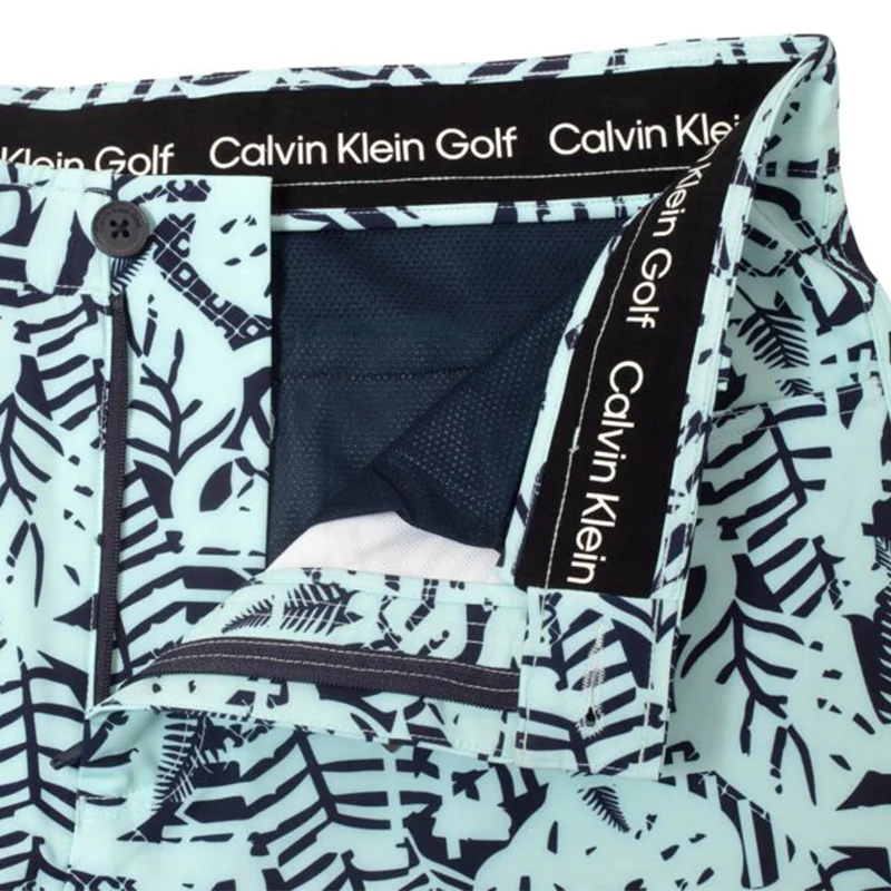 CALVIN KLEIN Printed Genius Men's Short (Aqua/Evening Blue) - Image 3