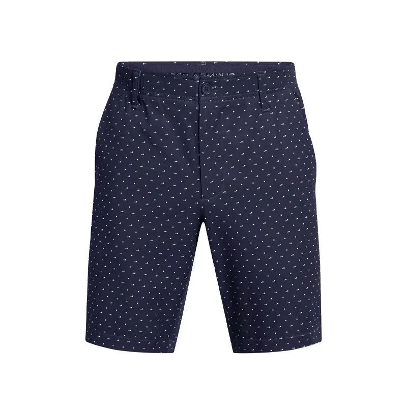 UNDER ARMOUR Drive Print Men's Tapered Shorts (Navy/White)
