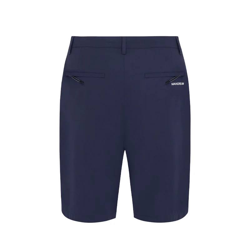 MANORS Course Men's Shorts (Navy) - Image 2