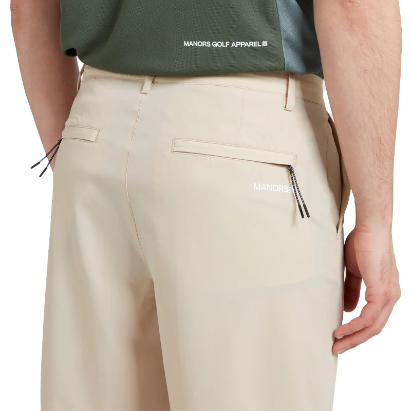 MANORS Course Men's Shorts (Beige) - Image 4
