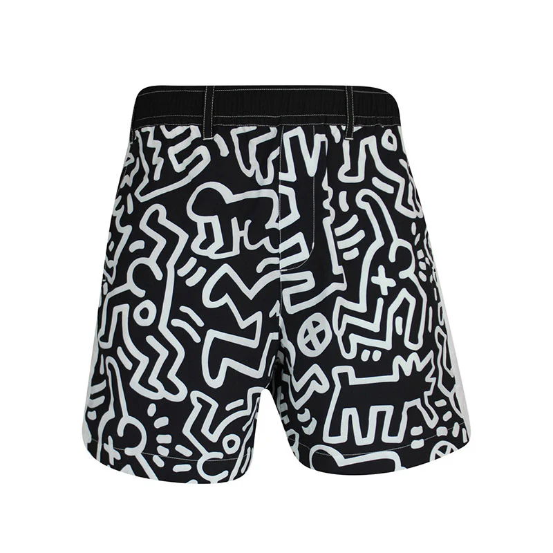MALBON GOLF x Keith Haring Nylon Men's Shorts (Black)