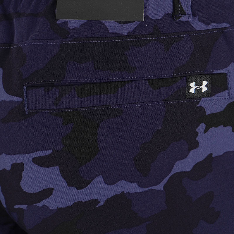 UNDER ARMOUR Drive Printed Men's Tapered Shorts (Midnight Navy) - Image 4