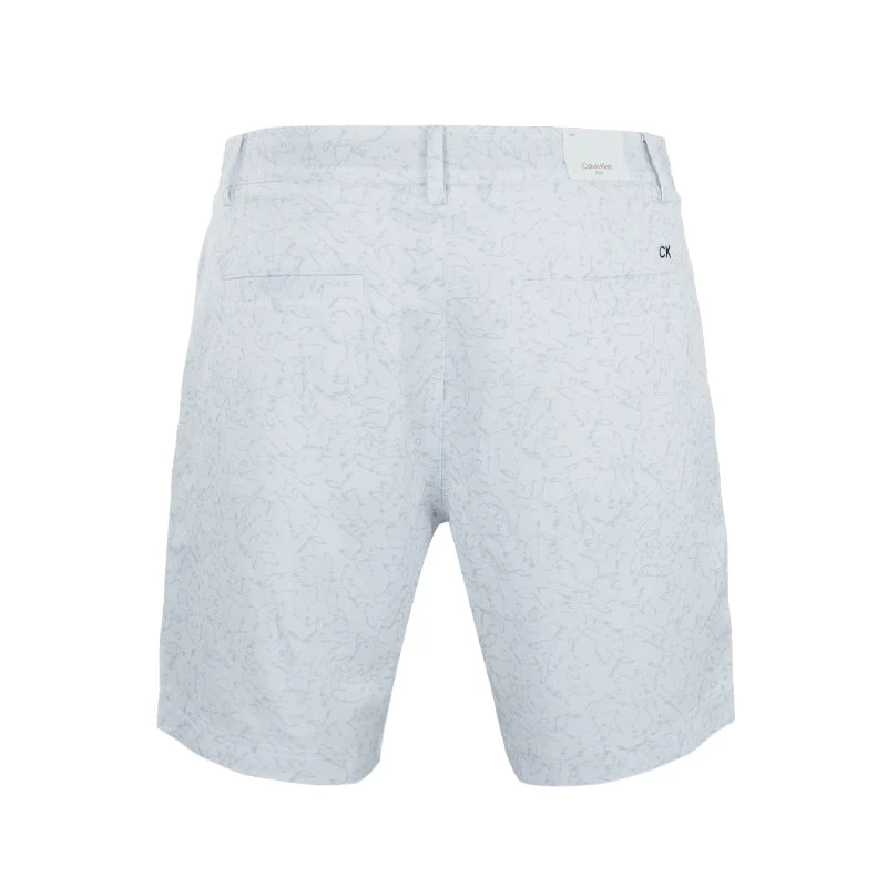 CALVIN KLEIN Printed Bullet Men's Shorts (White) - Image 2