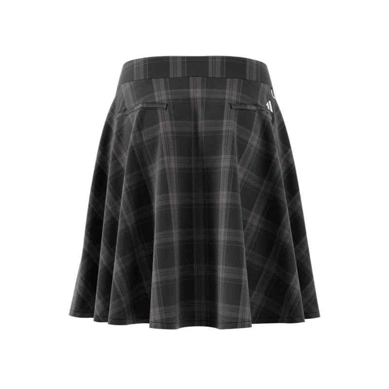 ADIDAS Checked Graphic Skirt (Black) - Image 2