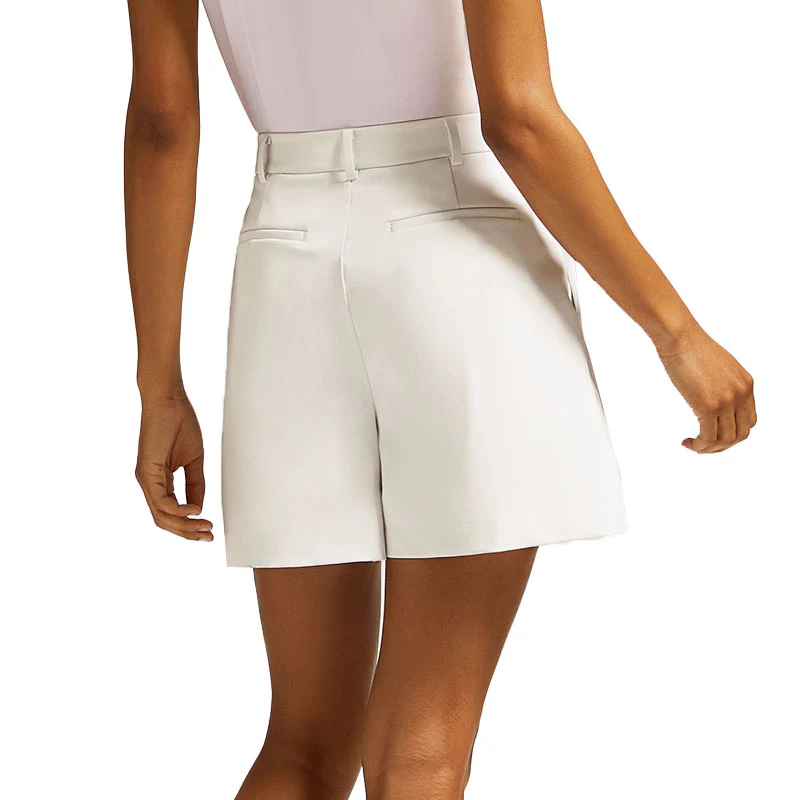 GFORE Shadow Stretch High Waisted Women's Shorts (Stone) - Image 2