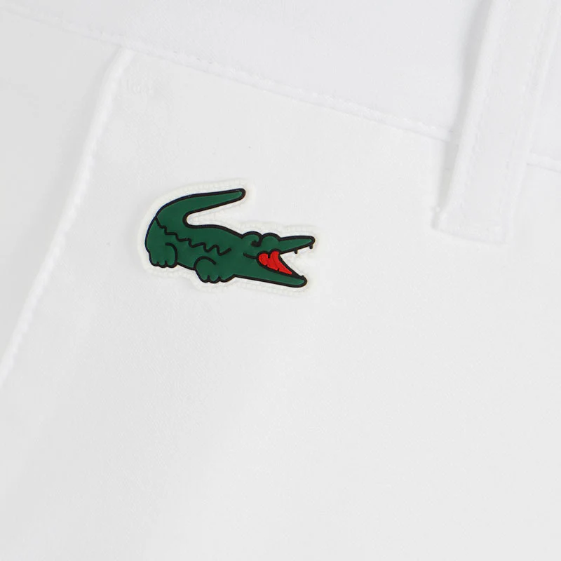 LACOSTE Ultra Dry Men's Shorts (White) - Image 4
