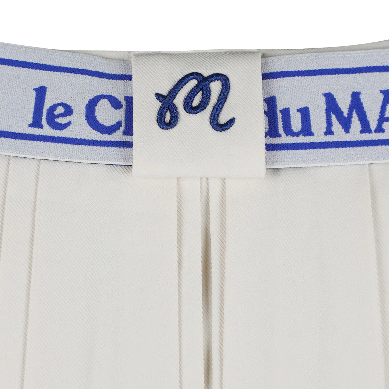 MALBON GOLF Joelle Pleated Skirt (Ivory) - Image 4