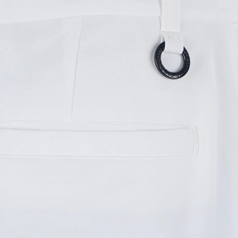 LE COQ SPORTIF GOLF Women's Pleated Shorts (White) - Image 4