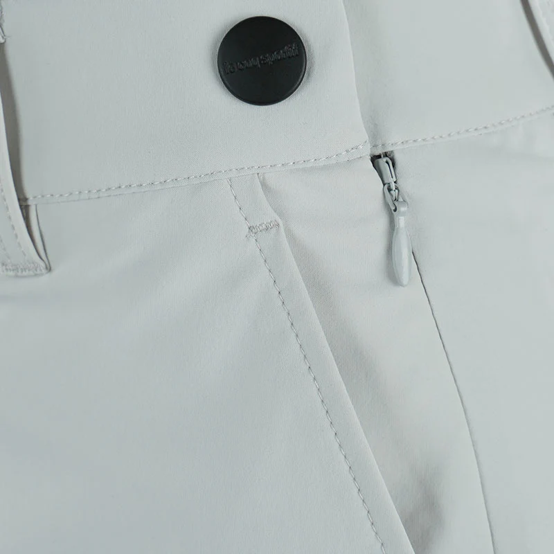 LE COQ SPORTIF GOLF One Side Pleated Skirt (Grey) - Image 3
