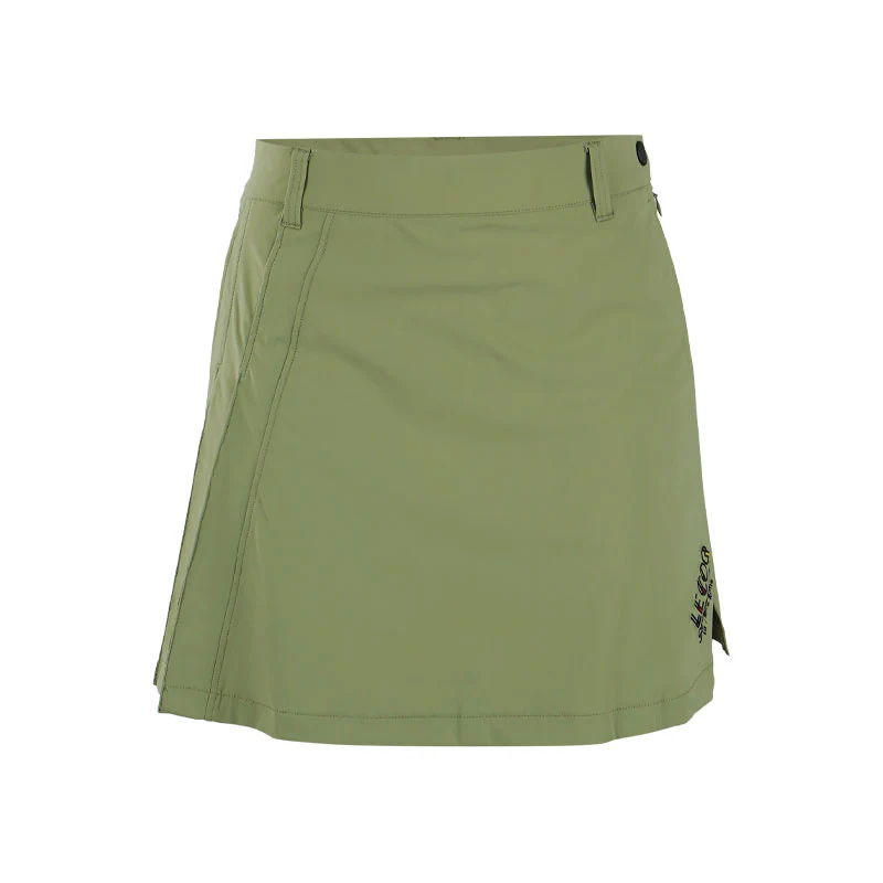 LE COQ SPORTIF GOLF One Side Pleated Skirt (Khaki)