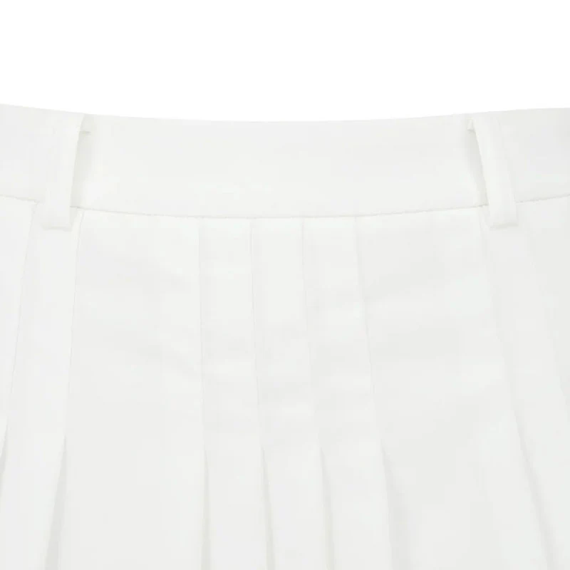 WAAC Blade Pleats Skort (White) - Image 3