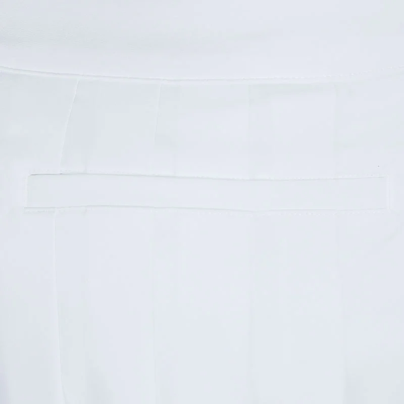 LACOSTE Ultra Dry Golf Skirt with Liner (White) - Image 4