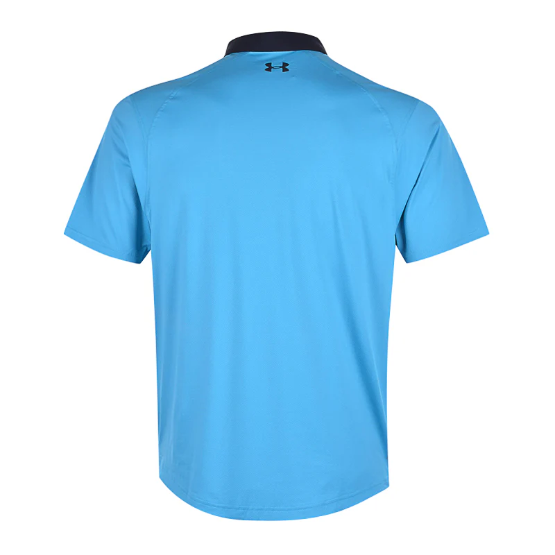 UNDER ARMOUR Iso-Chill Printed Men's Polo (Blue/Black) - Image 2