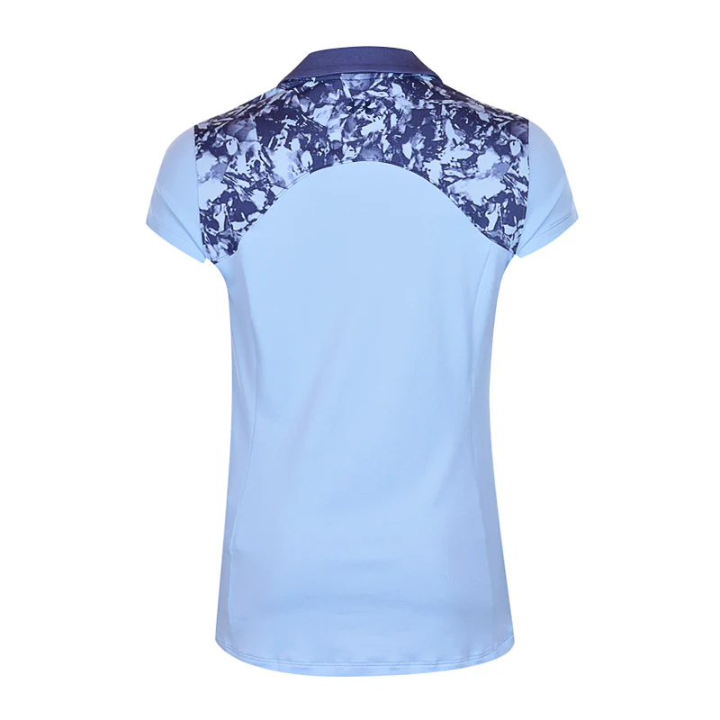 UNDER ARMOUR Zinger Blocked Women's Polo (Light Blue) - Image 2