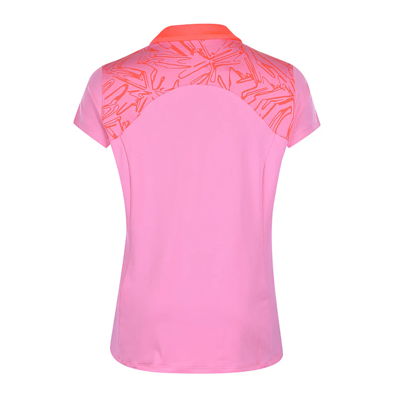 UNDER ARMOUR Zinger Blocked Women's Polo (Lipstick/Beta) - Image 2