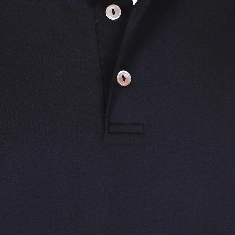 PETER MILLAR Solid Performance Men's Polo (Black) - Image 3