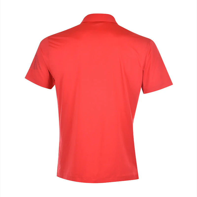 LE COQ SPORTIF GOLF Korean Series Men's Polo (Tomato) - Image 2