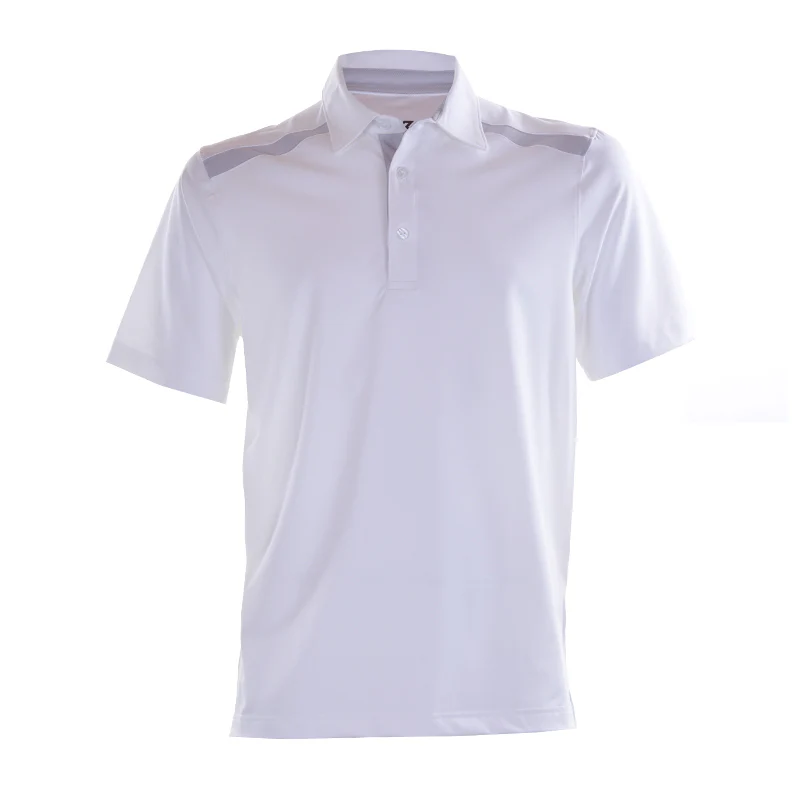 CUTTER & BUCK Poly Men's Polo (White/Silver)