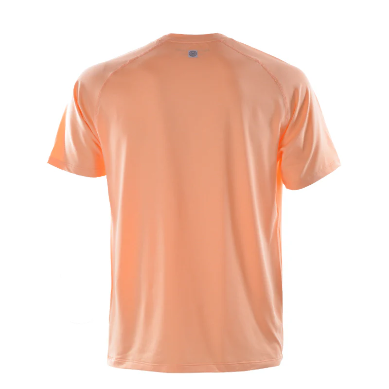 PETER MILLAR Apollo Performance Men's T-Shirt (Orange Fizz) - Image 2