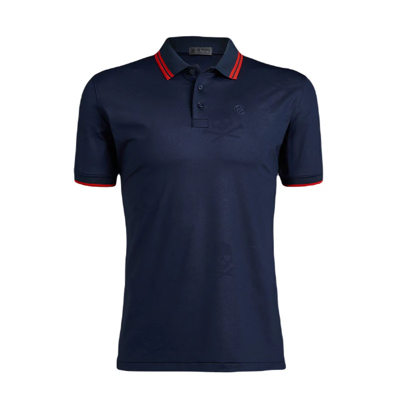 GFORE Skull & Tee'S Men's Polo (Twilight)
