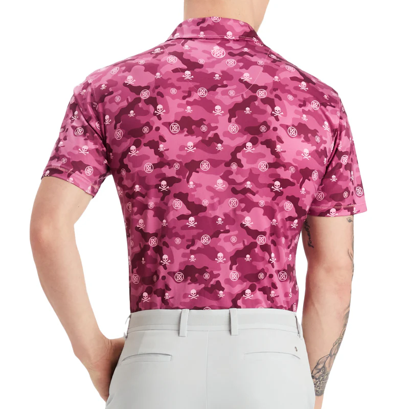 GFORE Camo Printed Jersey Men's Polo (Starburst Camo) - Image 2