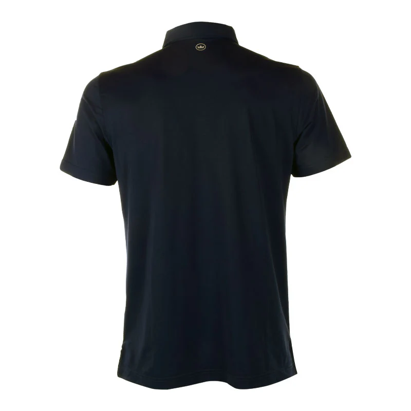 PETER MILLAR Soul Performance Mesh Men's Polo (Black) - Image 2