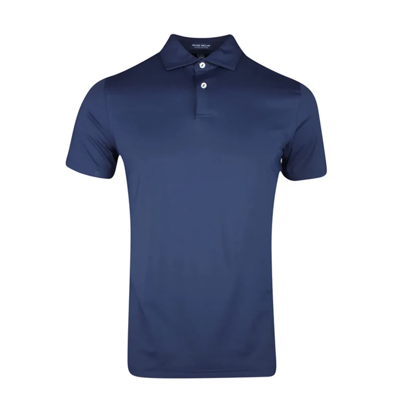 PETER MILLAR Solid Performance Men's Polo (Navy)