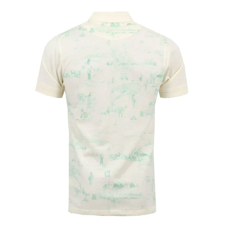 NIKE The Print Men's Polo (Coconut Milk) - Image 2
