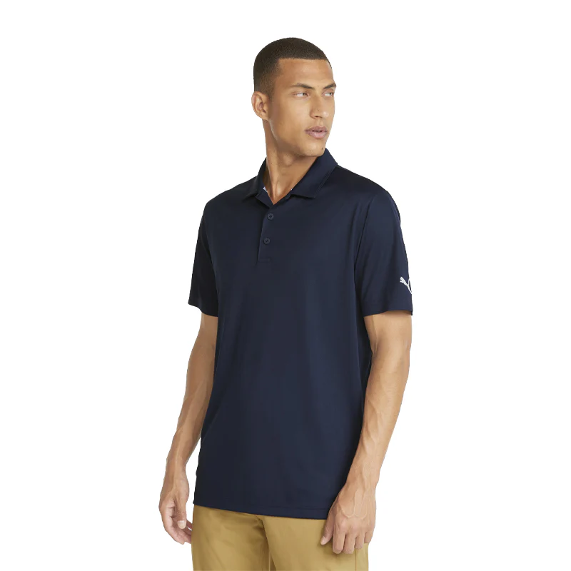 PUMA Gamer Men's Polo (Navy Blazer) - Image 3