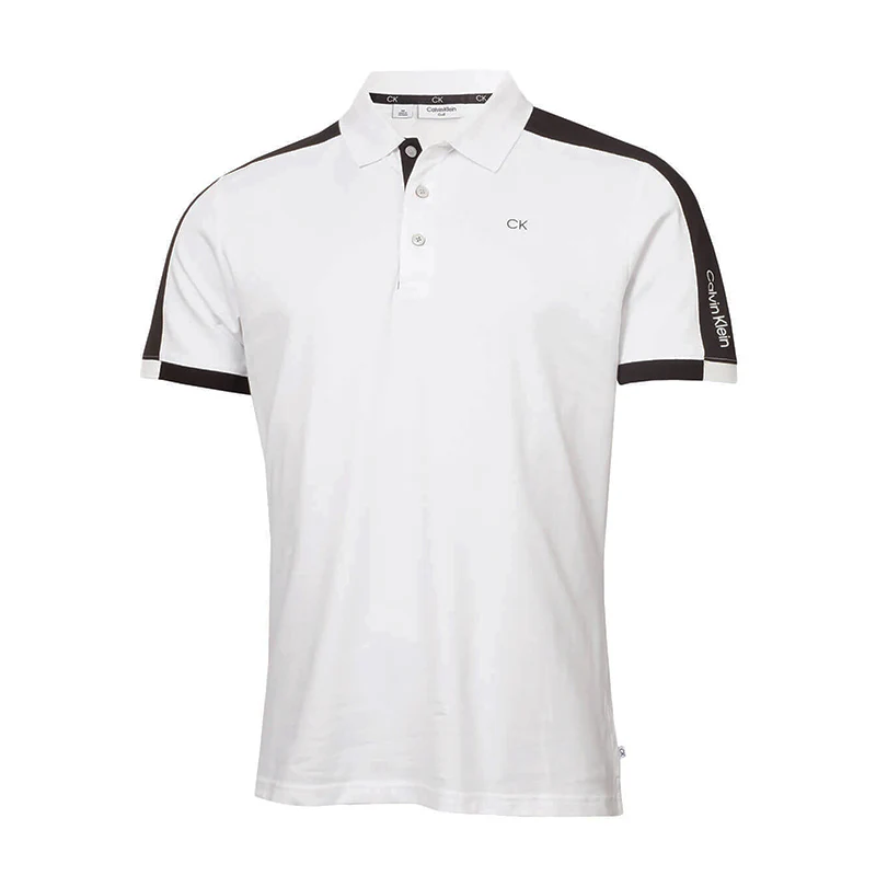 CALVIN KLEIN Miles Men's Polo (White/Black)