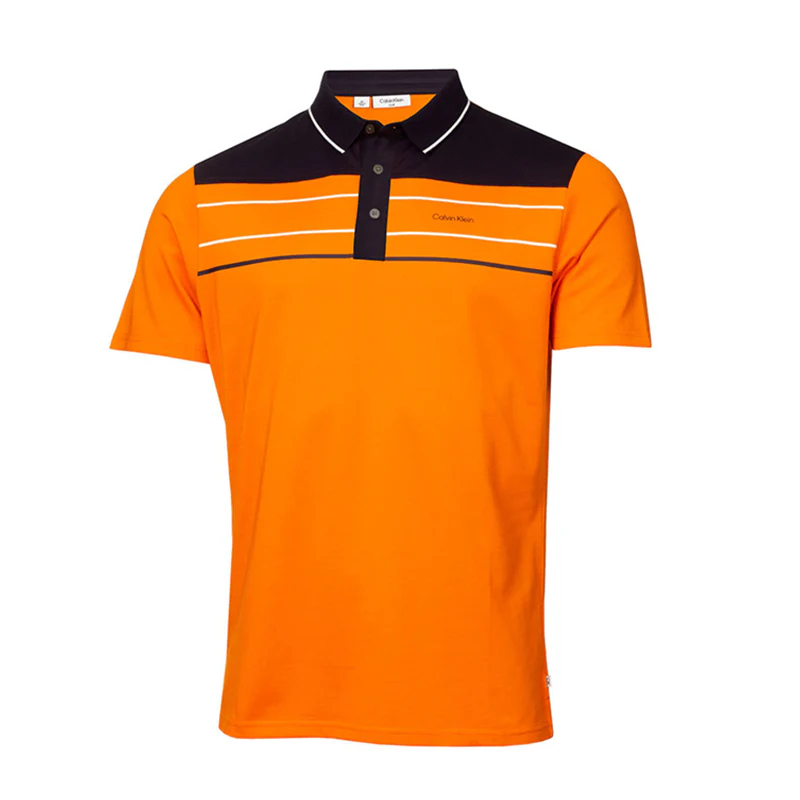 CALVIN KLEIN Blackwater Men's Polo (Orange)