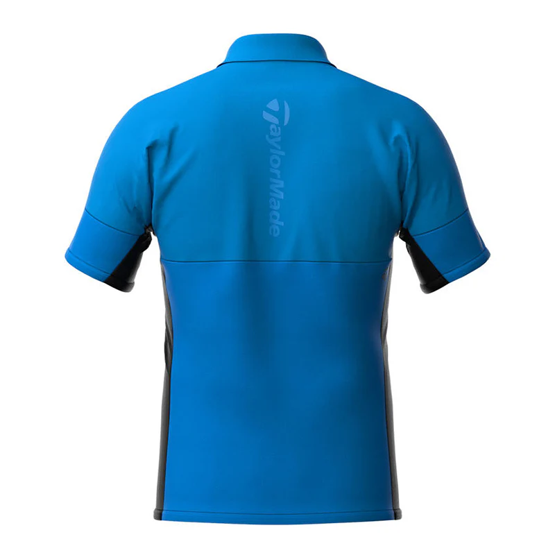 TAYLORMADE Tour TM Hybrid Men's Polo (Blue) - Image 2