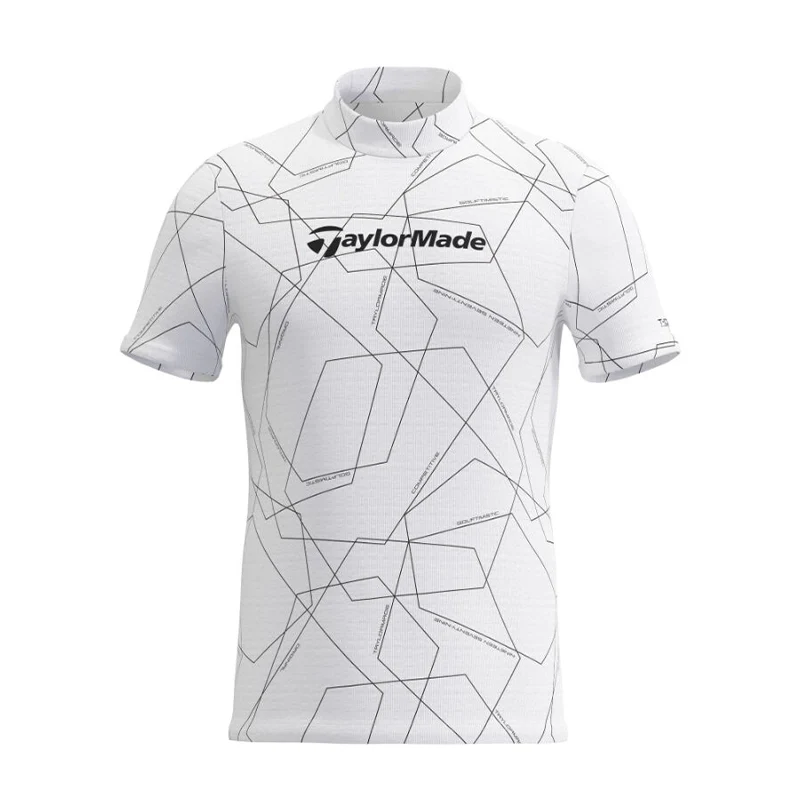 TAYLORMADE T-Ice Men's Mock Shirt (White)