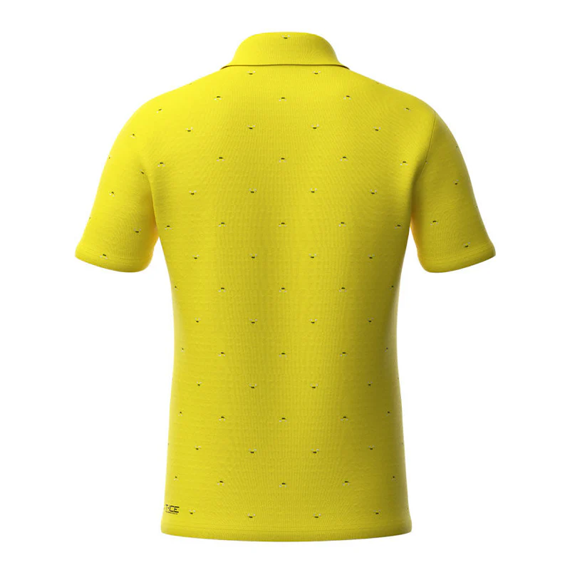 TAYLORMADE T-Ice Taxi Icon Men's Polo (Yellow) - Image 2