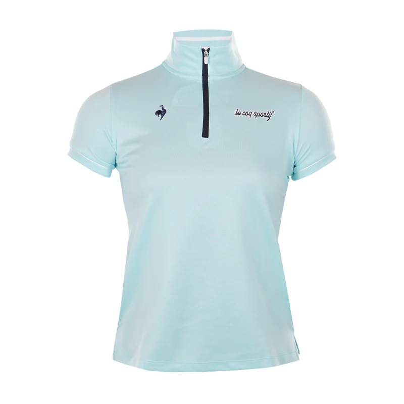 LE COQ SPORTIF GOLF EXcDRY Half Zip Women's Polo (Emerald)