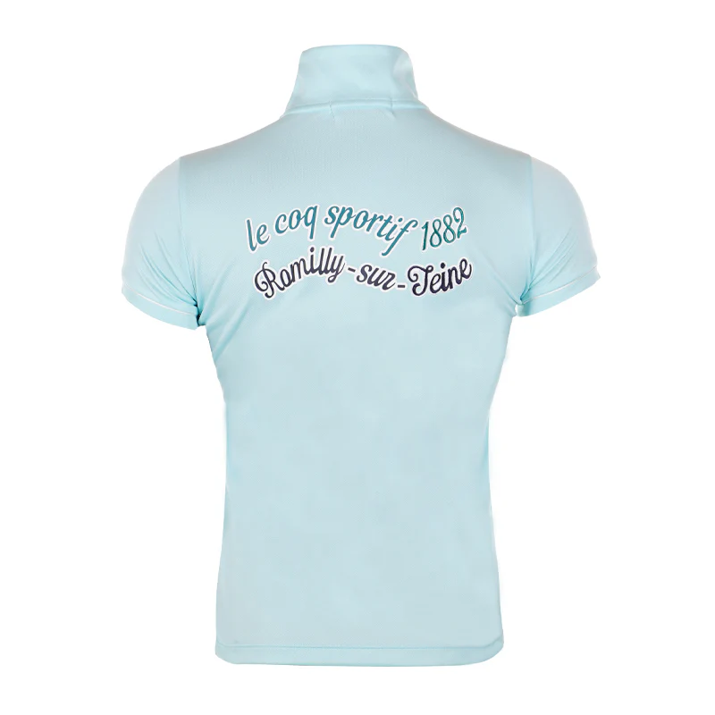 LE COQ SPORTIF GOLF EXcDRY Half Zip Women's Polo (Emerald) - Image 2