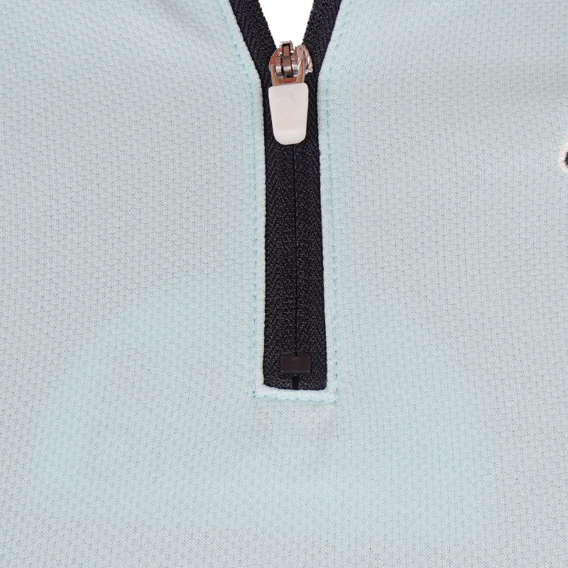 LE COQ SPORTIF GOLF EXcDRY Half Zip Women's Polo (Emerald) - Image 3