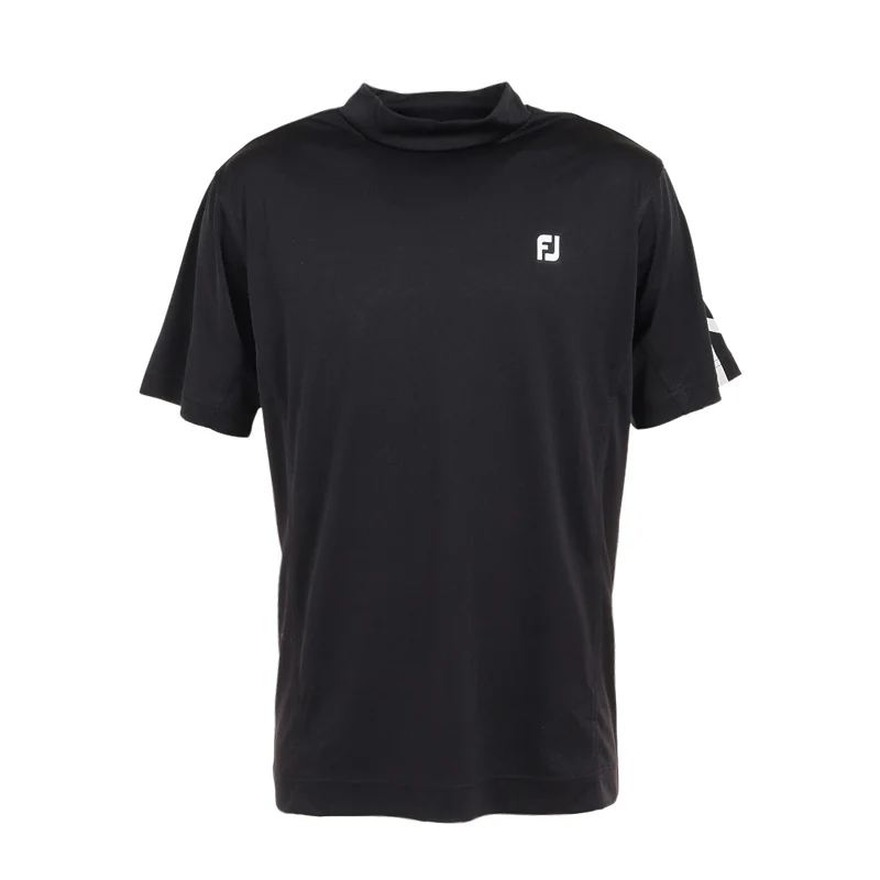 FOOTJOY Japan Graphic Men's Mock Neck Shirt (Black)