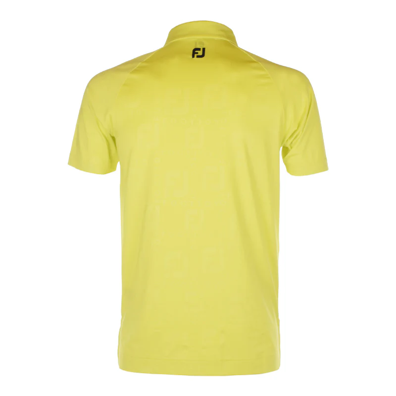 FOOTJOY Japan Deboss Men's FJ Polo (Yellow) - Image 2
