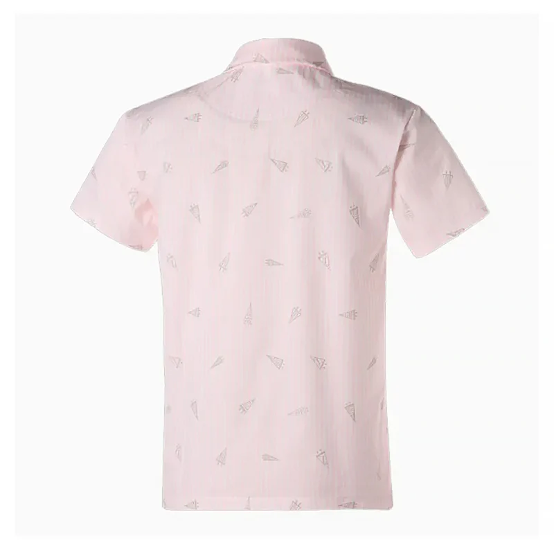 PUMA Flag Print Seersucker Women's Polo (Pearl Pink) - Image 2