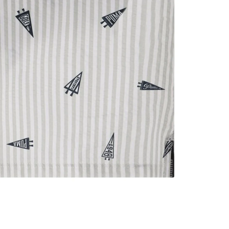 PUMA Flag Print Seersucker Women's Polo (Bright White) - Image 4