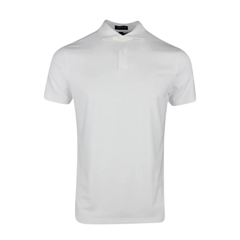 PETER MILLAR Solid Performance Men's Polo (White)
