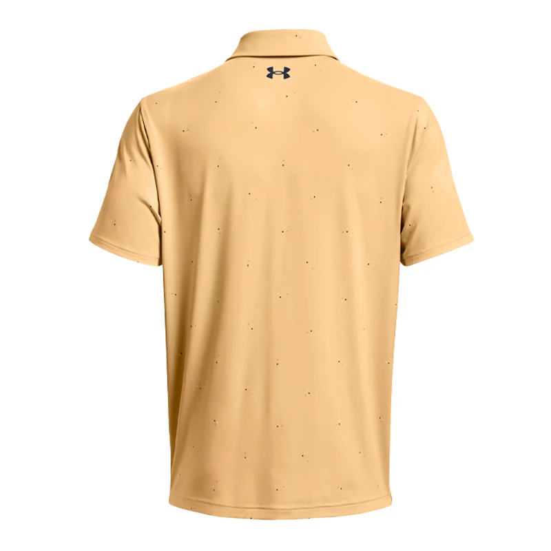 UNDER ARMOUR Playoff 3.0 Printed Men's Polo (Mesa Yellow) - Image 2
