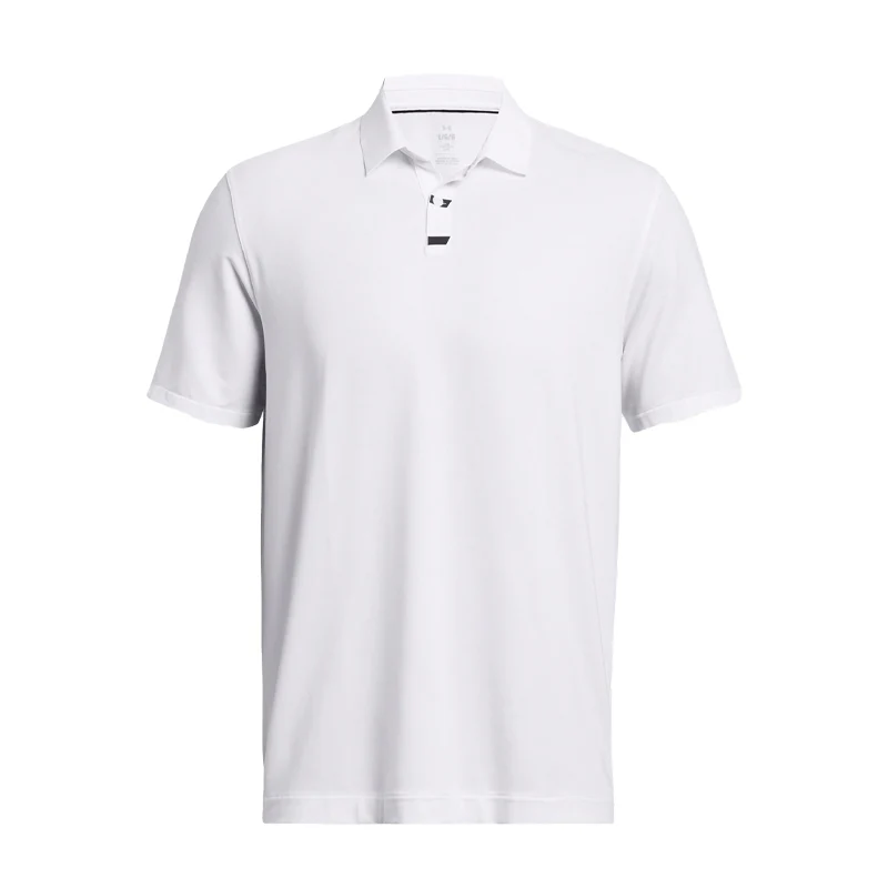 UNDER ARMOUR Tour Tips Bounded Men's Polo (White)