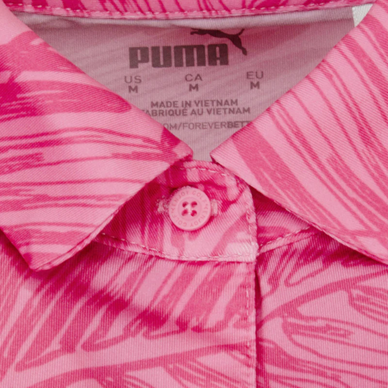 PUMA MATTR Fern Women's Polo (Strawberry Blast) - Image 2