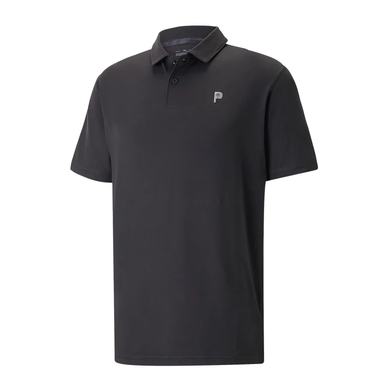 PUMA Palm Tree Crew Men's Polo (Black)